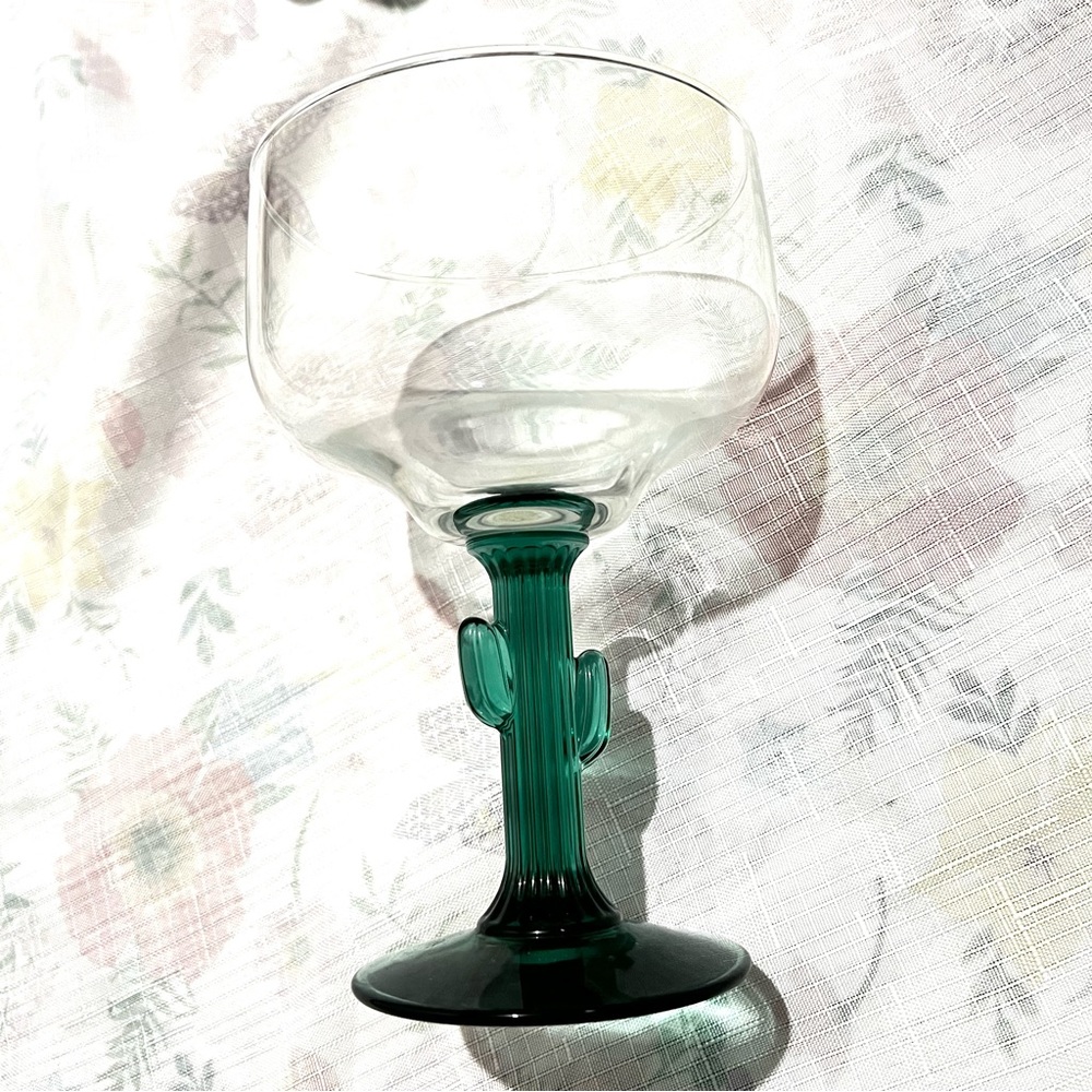Cactus drink glass